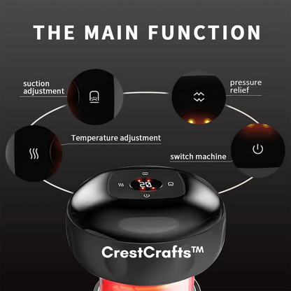 CrestCrafts™| Smart  Cupping Therapy Device