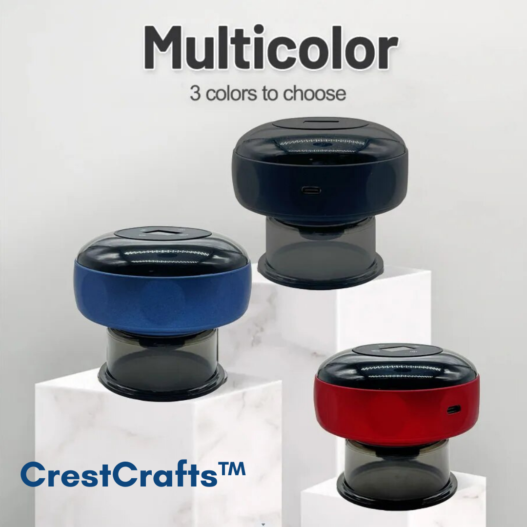 CrestCrafts™| Smart  Cupping Therapy Device