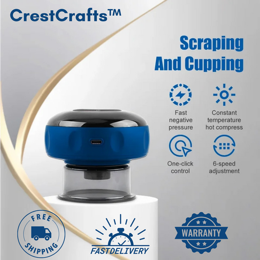 CrestCrafts™| Cupping Therapy Device